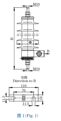 10kV Metal-Oxide Surge Arrester With Series Gap For Distribution 0